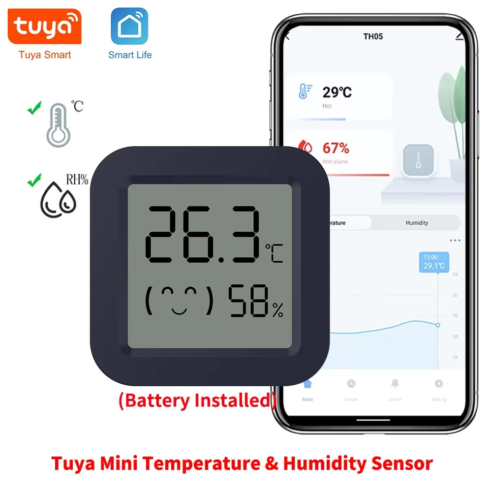 Temperature Humidity Sensor - Mini Termometro Igrometro Intelligente, Sensore di
