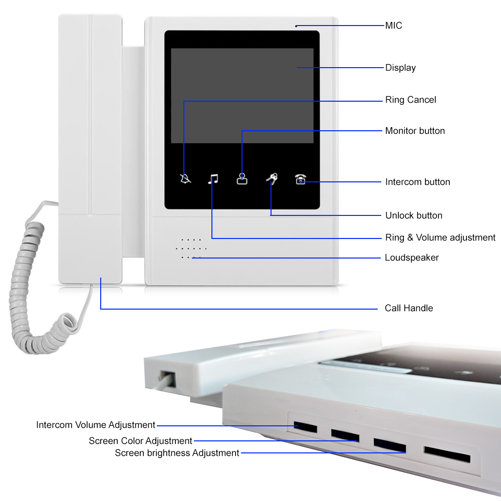 Sistema di videocitofono LCD d - Smart Doorbell Wired recensione e prezzo