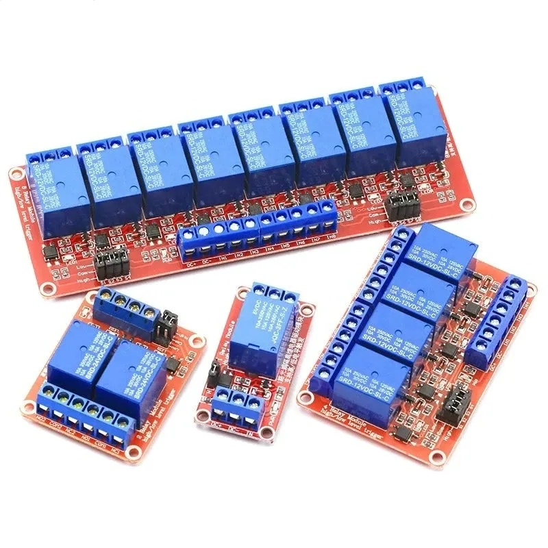 DC 5V 12V 24V 1 2 4 6 8 Canali - Relay 8 Channel Board recensione e prezzo