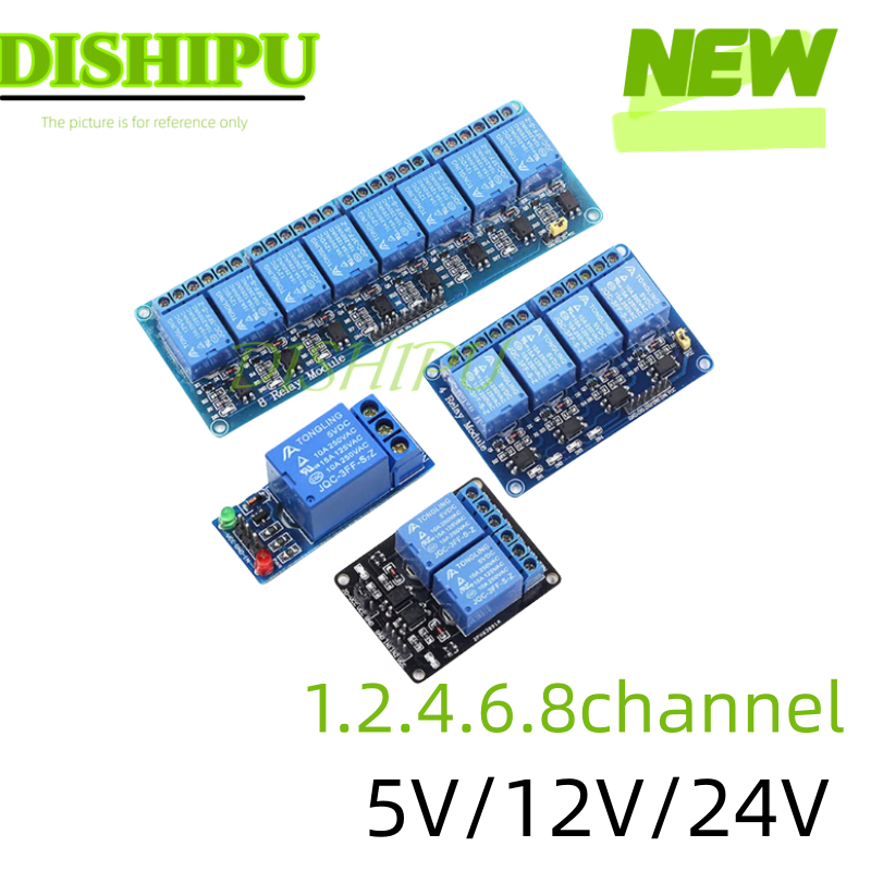 DC 5V 12V 24V 1 2 4 6 8 canali - Relay 8 Channel Board recensione e prezzo